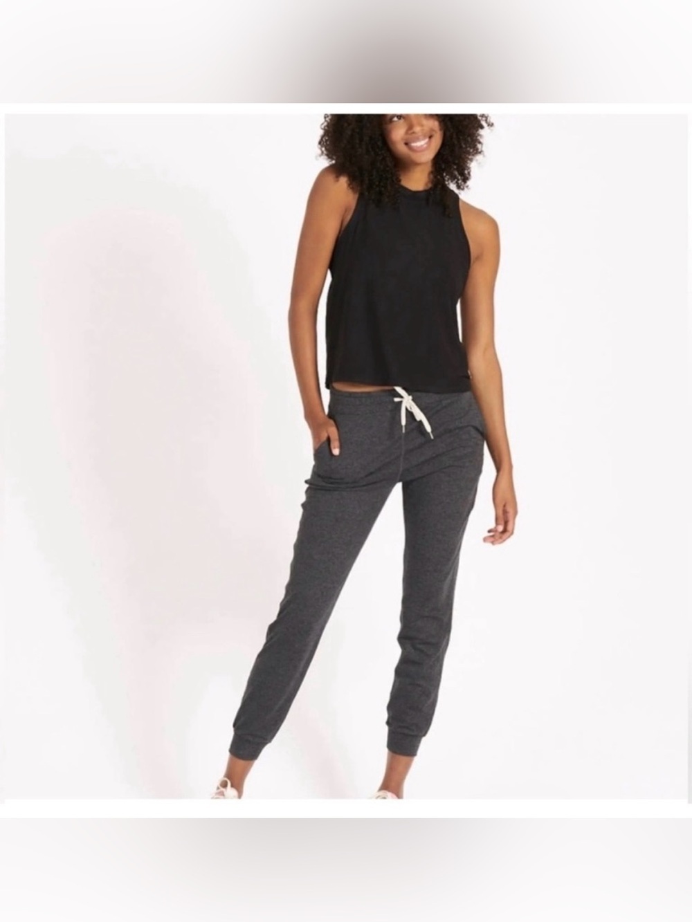 Vuori The Rise, The Shine Performance Joggers In Charcoal Heather.Size XS